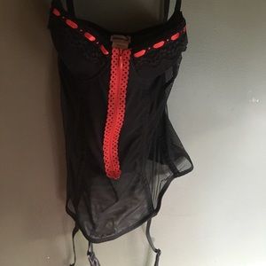 Intimissimi Mesh/lace Bustier NWOT
